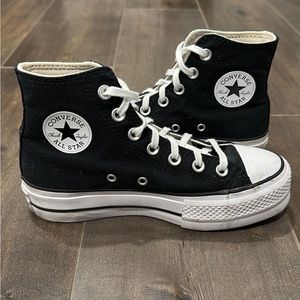 Black Platform Converse